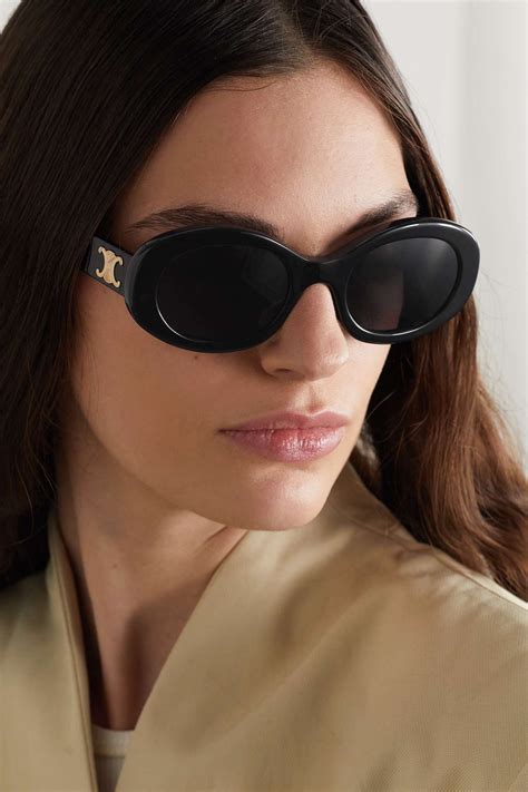 WOMEN'S LUXURY BLACK TRIOMPHE SUNGLASSES 